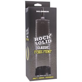 Rock Solid  Classic Penis Pump  Black/clear