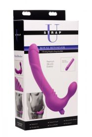 Royal Revolver Vibrating Strapless Strap on Dildo