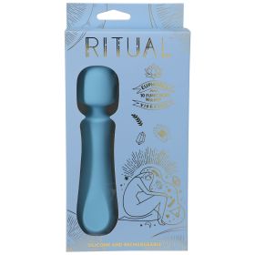 Ritual  Euphoria  Rechargeable Silicone Wand Vibe  Blue