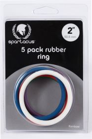 Rubber Cock Ring 5 Pack