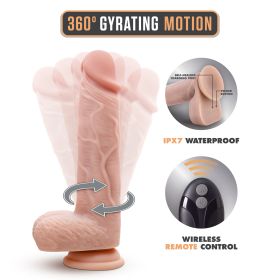 Dr. Skin Silicone Dr. Ethan 8.5 Inch Gyrating Dildo