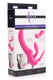 Regal Rider Vibrating Strapless Strap on Triple G Dildo