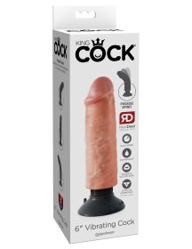 King Cock 6 Inch Vibrating Cock