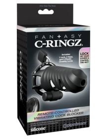 Fantasy C Ringz Remote Controlled Vibrating Cock Blocker
