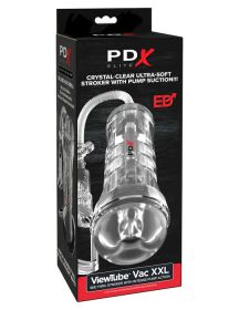 Pdx Elite Viewtube Vac XXL Pump See Thru Ez Grip Pump Stroker
