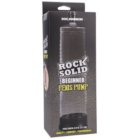 Rock Solid  Beginner Penis Pump  Black/clear