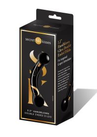 Secret Kisses 5.5 Inch Handblown Glass Double Ended Dildo