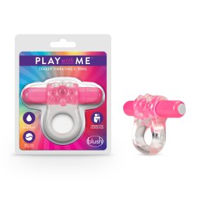 Play With Me Teaser Vibrating C Ring Pink