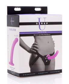 Navigator Silicone G Spot Dildo With Harness