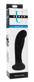 Heart on Silicone Harness Dildo
