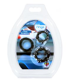 Black Performance Erection Rings