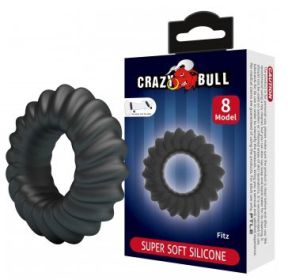 Fitz  Cockring Super Soft Silicone  Black