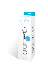Curved G Spot 6" Glass Dildo