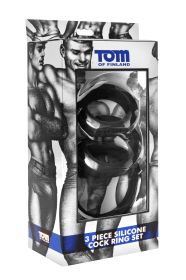 Tom of Fin 3 Pieces Silicone Cock Ring Set