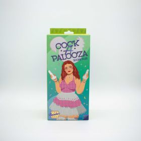 Cock a Palooza Confetti Silicone Suction Dildo