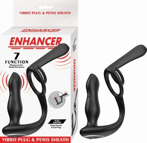 Enhancer Vibro Plug and Penis Sheath