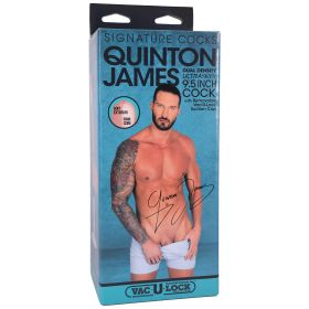 Signature Cocks Quinton James  9.5 Inch Ultraskyn Cock With Removable Vac U Lock Suction Cup