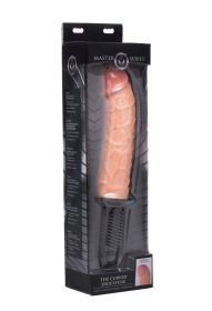 The Curved Dicktator 13 Mode Vibrating Giant Dildo Thruster