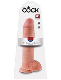 King Cock 11 Inch Cock With Balls