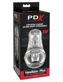 Pdx Elite Viewtube Plus See Thru Ez Grip Stroker
