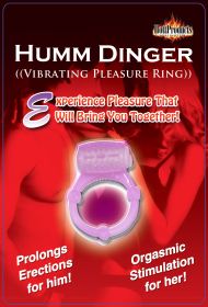 Humm Dinger Vibrating Penis Ring Clitoral Stiimulator