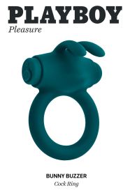 Playboy Pleasure Bunny Buzzer  Cock Ring  Deep Teal