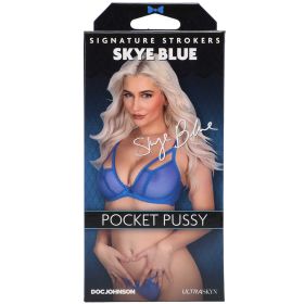 Signature Strokers Skye Blue Ultraskyn Pocket Pussy