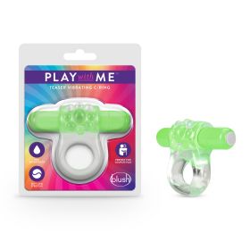 Play With Me Teaser Vibrating C Ring Green