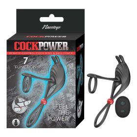 Cockpower Remote Control Cockring and Ball Cinch
