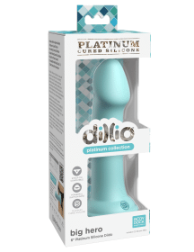 Dillio Platinum Big Hero 6 Inch Dildo (Option: Teal)