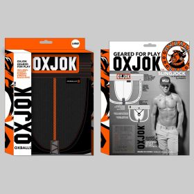 Slingjock Upthrust Slider Strap Jock Black Iron (Option: Medium)