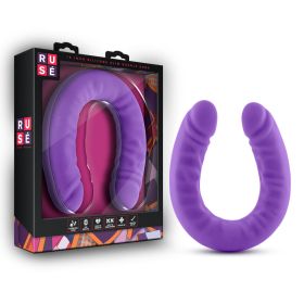Ruse 18 Inch Silicone Slim Double Dong (Option: Purple)