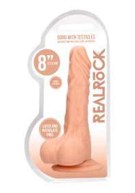 8 Inch Dong With Testicles (Option: Flesh)