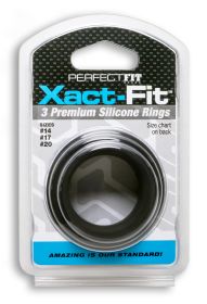 Xact Fit 3 Premium Silicone Rings (Option: #14, #17,  #20)
