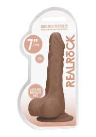 7 Inch Dong With Testicles (Option: Tan)