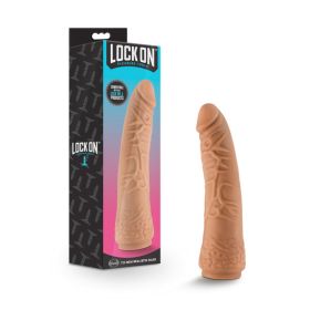 Lock on 7.5 Inch Realistic Lock on Dildo (Option: Mocha)