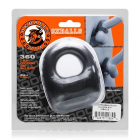 360 2 Way Cockring and Ballsling (Option: Black)