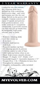 6 Inch Girthy Vibrating Dong (Option: Light)