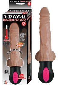 Natural Realskin Hot Cock #2 (Option: With Balls  Brown)
