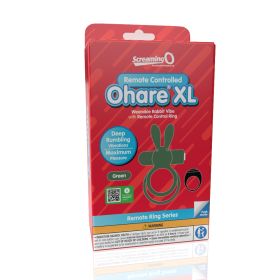 Screaming O Remote Controlled Ohare XL Vibrating Ring (Option: Green)