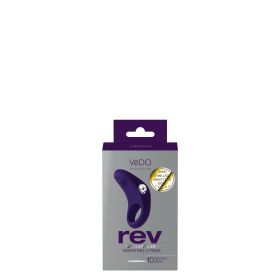 Rev Rechargeable Vibrating C Ring (Option: Purple)