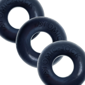 Ringer Cockring 3 Pack (Option: Small  Night Black)