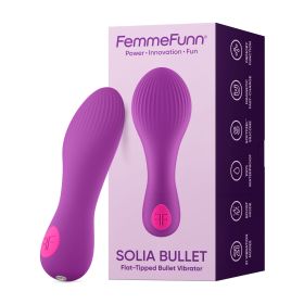 Solia Bullet Flat Tipped Vibrator (Option: Purple)