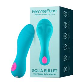 Solia Bullet Flat Tipped Vibrator (Option: Turquoise)