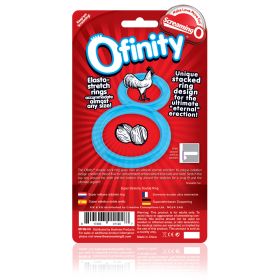 Ofinity Double Ring (Option: Blue)
