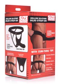 Hollow Silicone Dildo Strap on (Option: Black)