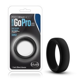 Performance Silicone Go Pro Cock Ring (Option: Black)