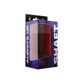 Shaft Model a 7.5 Inch Liquid Silicone Dong With Balls (Option: Mahogany)