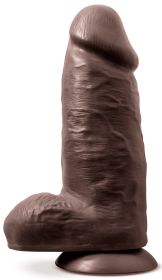 Au Naturel Chub (Option: 10 Inch Dildo  Chocolate)
