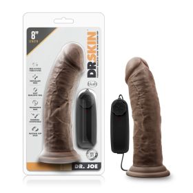Dr. Skin Dr. Joe 8 Inch Vibrating Cock With Suction Cup (Option: Chocolate)